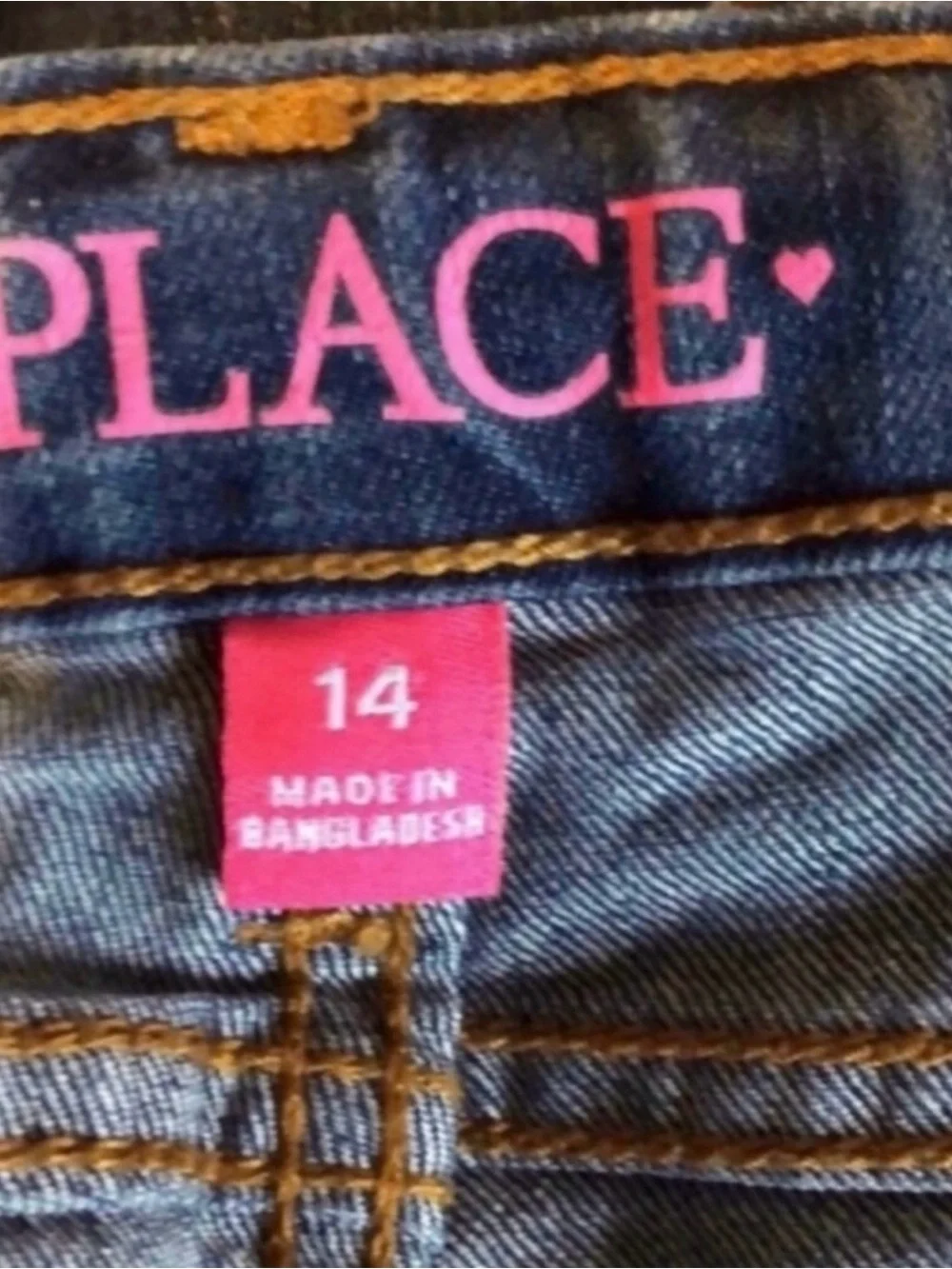 Place Jeans Girls Super Skinny Denim Blue Jeans Preppy Casual Classic Sz 14